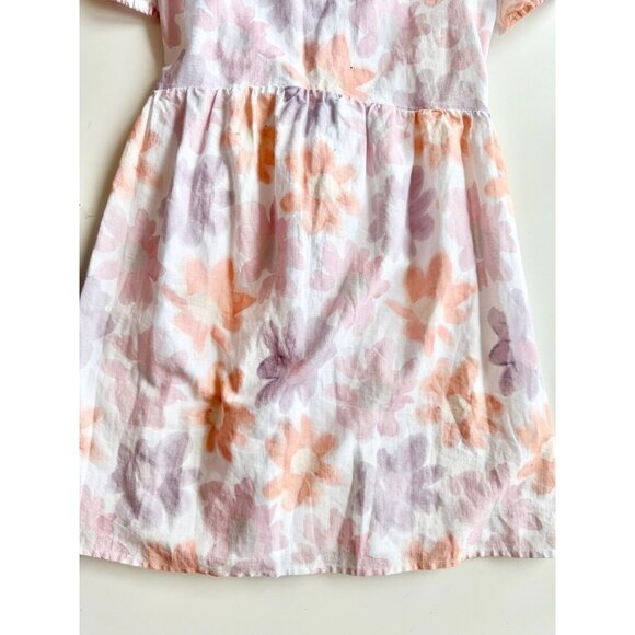 NWOT Aritzia SUNDAY BEST Saida Floral Linen Cotton Mini Babydoll Dress, Size M - Picture 7 of 16